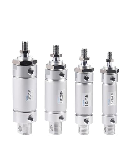 V&eacute;rin pneumatique double action mini-cylindre pneumatique en alliage d'aluminium