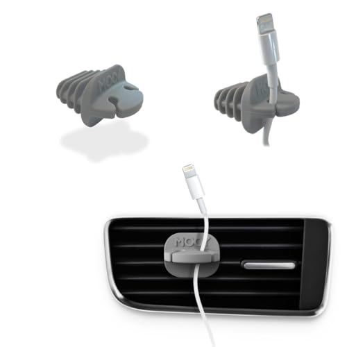 MOOY DASHMAN(モーイ・ダッシュマン)車載ケーブルホルダー エアコン吹き出し口用ケーブルクリップ 整理整頓 ケーブルコードまとめる