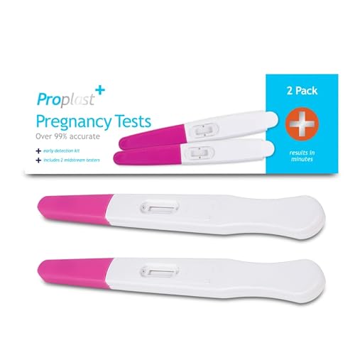 Lizzy Pregnancy Test Kit 2 Pack Early Detection Midstream Home Pregnancy Tests Over 99% Accurate Fast Results in Minutes Easy to Use HCG Urine Test for Women Home Use Reliable Results Kit