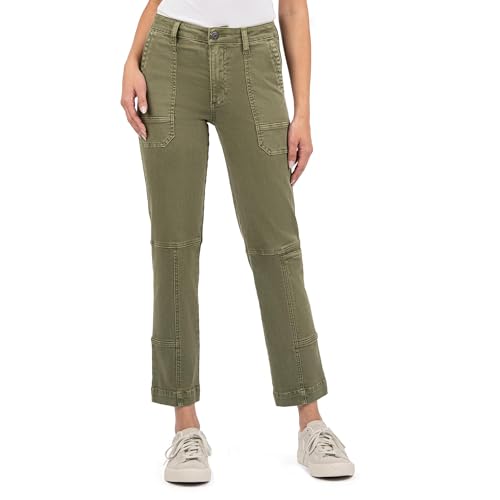 KUT from the Kloth Men's Elizabeth High Rise Straight Leg Pork Chop Pockets