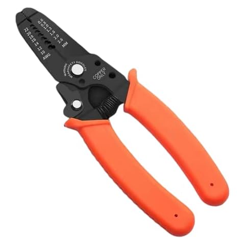 Precision Wire Stripper Wire Cutting Stripping Tool Wire Stripper Cutter Multi Tool Wire Stripper/Crimper/Cutter for Solid and Stranded Wires Cover