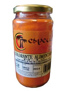 Colorant Alimentaire en Poudre - Teinte Dorée pour Riz et Paellas - 195g
