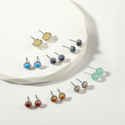 Planet Stud Earrings for Women Universe Galaxy Solar System Space Jewelry Eight Planets Guardian Star Saturn Gifts2