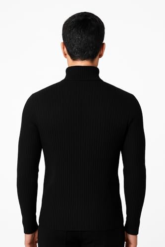 Men’s Highneck Pullover Sweater – Stylish Winter Wear, Soft Cotton Knit, Casual & Office Use