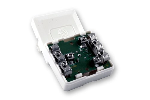 G.B.S. Elettronica PTI/2 Diviseur de câbles Blanc - Séparateurs ou commutateurs de câbles (Diviseur de câbles, 40-862 MHz, Blanc, 120 mm, 30 mm, 180 mm)