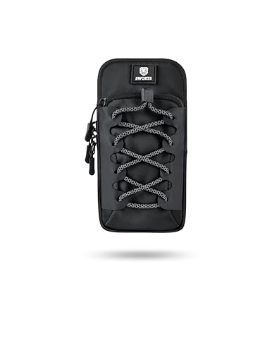 SWORTS Run Arm Bag · Premium Laufsport Handytasche · 2-Fächer-Trennung · Joggen Armtasche Unisex