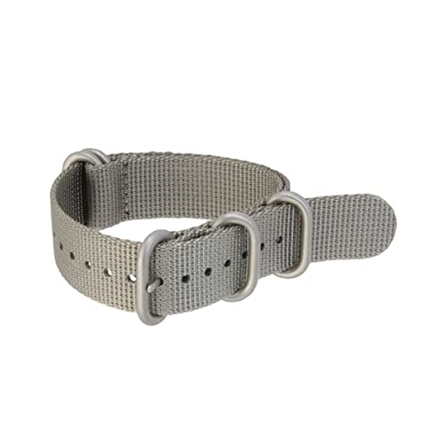 Bracelet de montre en nylon Feng Shui et acier inoxydable massif pour homme et femme 20-24mm
