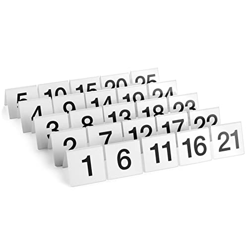 Numéros de table en acrylique rigide pour éviter les erreurs de placement des invités