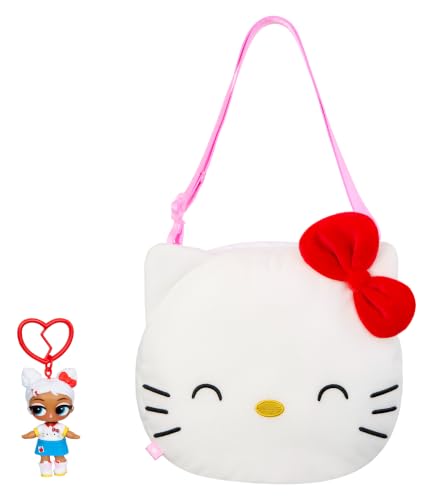 LOL Surprise Loves Hello Kitty and Friends Big Reversible Plush – Large Hello Kitty Plush with Matching Tot, Reversible Sanrio Characters, On-the-Go Play, and 7 Total Surprises – Collect All 3!