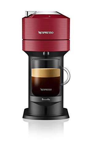 Nespresso Vertuo Next Coffee and Espresso Machine by Breville, Cherry Red, 1.1 Liters
