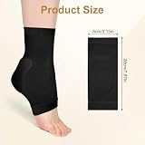 Fefod Achilles Tendonitis Heel Protector skarpety, 2 pary bandaży na staw skokowy, Achilles Tendon Support Compression Compression Padded Sleeve Socks na zapalenie powięzi podeszwowej, artretyzmu