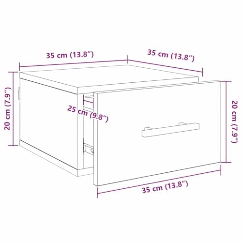 Table de chevet murale moderne pour optimiser votre chambre - 3