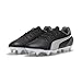 PUMA Unisex King Match Mxsg Soccer Shoe, Puma Black PUMA White Cool Dark Gray, 8.5