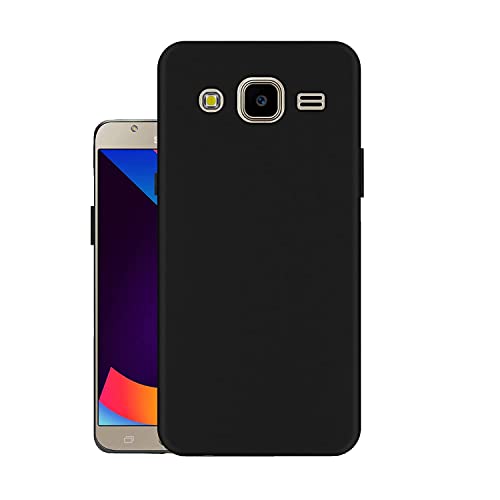 Image of Mobile Back Cover Case for Samsung Galaxy J7 Nxt (Silicone Case|CameraProtection|Black SC1510)