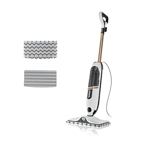 Shark SteamSpot Steam Mop with Steam Blaster Technology, 3 Steam Modes, 2 Washable Pads, XL Removable Water Tank, Lightweight, Steam Cleaner for sealed Hard Floors, Hardwood, Tile, Laminate, S2001