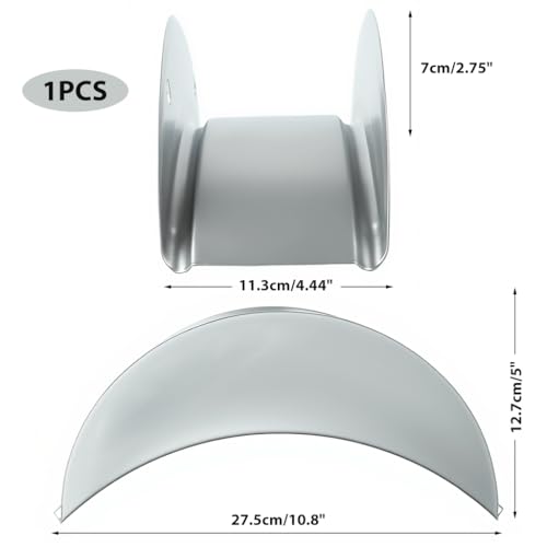 Image of HASTHIP Heavy Duty Garden Hose Hangers, Garden Hose Stand, Garden Steel Material Hose Hanger, Rust-Resistant, Easy Install, Wall Mounted Hose Holder, Carbon Steel Arch Hose Stand