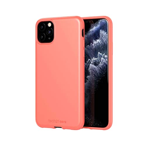 Coque iPhone 11 Pro Max Tech21 anti choc fine couleur corail - 4
