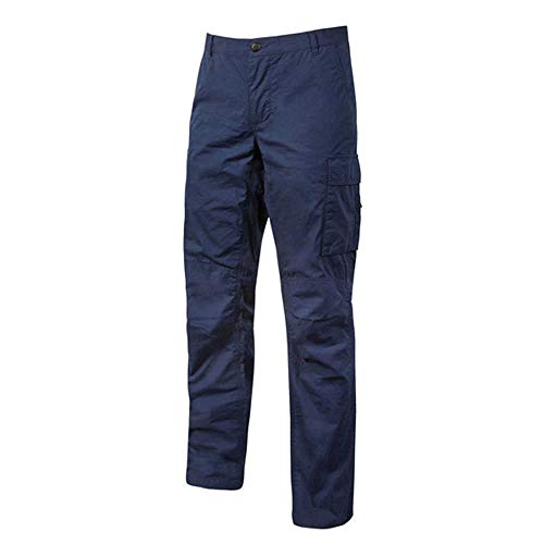 U-Power Baltic, Pantaloni Da Lavoro Da Uomo, Pantaloni Cargo Slim_Fit, Con Chiusura A Bottoni, Tasche Ampie Multi_Tasche, Tessuto In Cotone Stretch (W