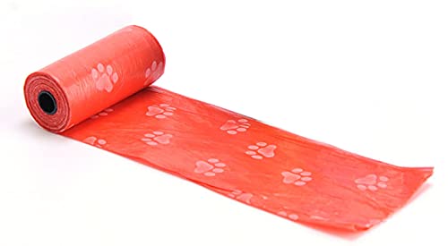 300x Hundekotbeutel bunt mit Aufdruck 30 x 22 cm (20 Rollen mit 15 Beutel) + Beutelspender mit Leinenclip schwarz