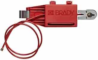 Panel Lockout for 12 to 36 in Panel Steel, Red: Amazon.com