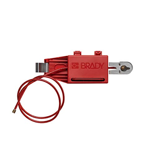 Image of Panel Lockout for 12 to 36 in Panel Steel, Red