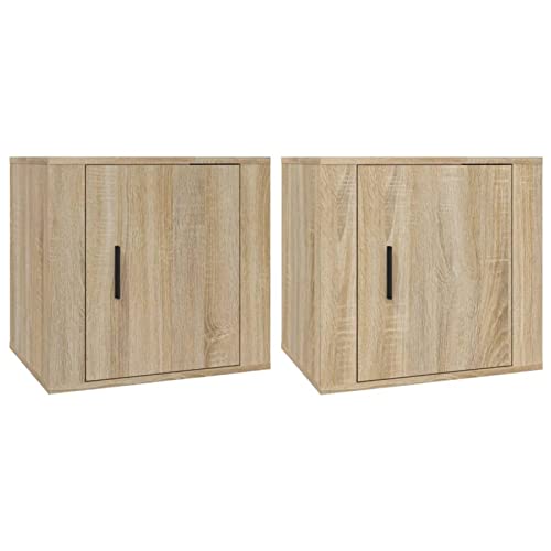 Table de chevet Chêne Sonoma 50 cm meuble d'appoint robuste - 3