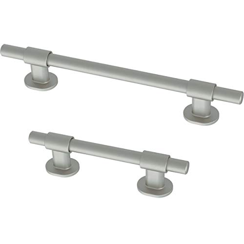 Franklin Brass Adjusta-Pull Francisco (5-Pack) Adjustable Cabinet Handles 1-3/8" to 6-5/16" Hole to Hole Matte Satin Nickel Kitchen Cabinet Pulls Hardware Dresser Drawer Pulls P44365-SNM-B - Image 4