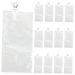 Veemoon 100 Stück Luftpolsterbeutel Transparent