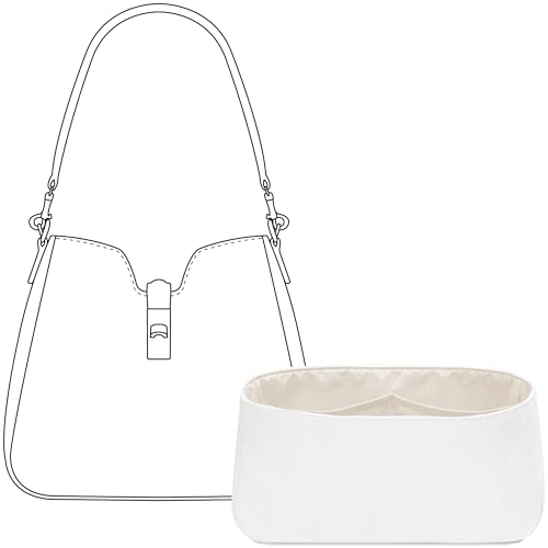 FANJI Project Bolsa organizadora para bolsa Celine Camille 16, ajuste personalizado dentro de craie, leve, resistente à água, acessórios de inserção