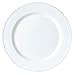 Steelite Simplicity Slimline - Plato de acero inoxidable (17,25 cm), color blanco