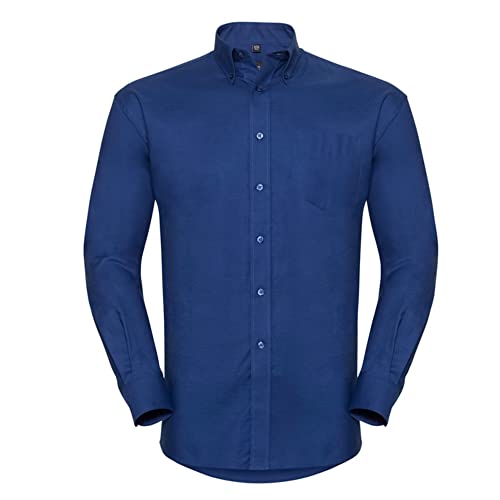 Chemise Oxford homme col boutonné pour le bureau et les déplacements professionnels