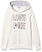 Calvin Klein Girls' Love Me Popover Hoodie
