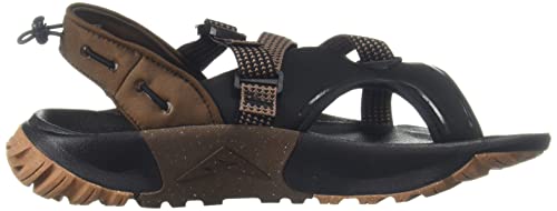 Image of Nike Mens Oneonta Sandal Black /Gum Med Brown-Cacao Wow NSW Elements Solar - 10 UK (DJ6603-002)