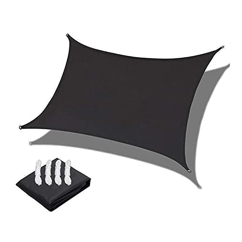 Voile d'ombrage rectangulaire PES imperméable et anti-UV pour l'extérieur