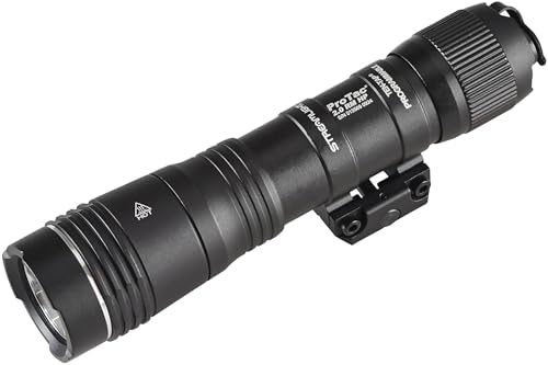 Streamlight 89014 ProTac 2.0 Rail Mount HP 2000-Lumen 85 000-Candela USB Rechargeable Tactical Flashlight with MLOK Mount Pressure Switch Mounting Hardware Battery Black