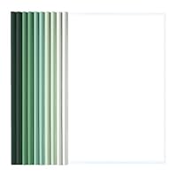 Cerioll 10 Stück A4 Sliding Bar Binder, Transparent, PP, A4, 10 pieces, 2 Löcher, 10 Divider