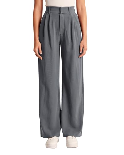 Image of NIMIN High Waisted Work Pants for Women Business Casual Outfits 2026 Office Dress Pants Trousers with Pockets