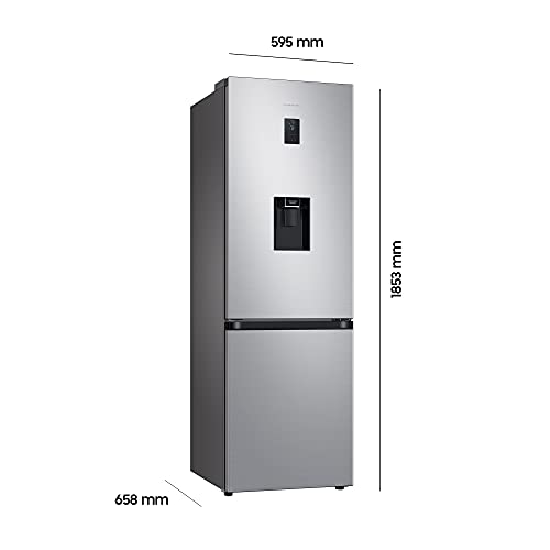 Samsung RL34T653DSA/EG Kühl-/Gefrierkombination, 185 cm, 341 ℓ, No Frost+, Space Max Technologie, Wasserspender, Edelstahl Look – Bild 3