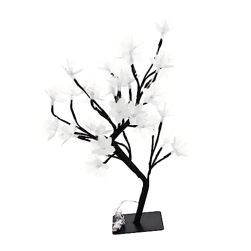 HONMEET 1Pc LED Artificial Tree Light Branches USB Powered Night Light Decorative Optic Table Lamp for Bedroom Home Decor Unique Centerpiece with Lights