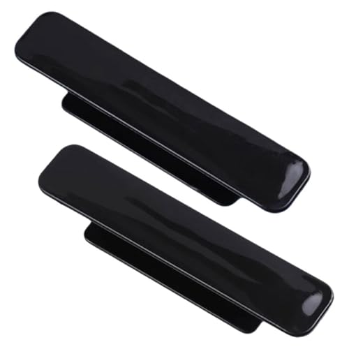 Colcolo 2x manijas de cajón de gabinete, perilla de puerta corredera, dispositivo auxiliar, manija de armario instantáneo, empuje de empuje auxiliar, Negro