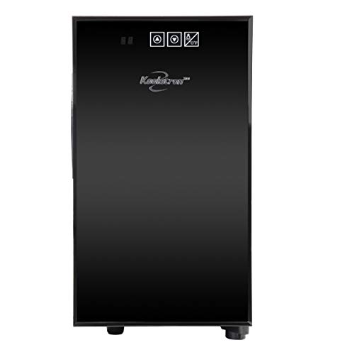 Urban Series 10 Bottle Single Zone Wine Cooler, Thermoelectric Wine Fridge, 1 Cubic Foot Freestanding Wine Cellar for Small Kitchen, Apartment, Condo, Cottage, RV