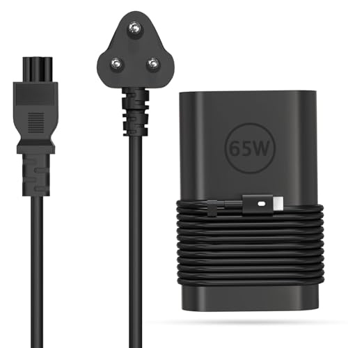 Image of 65W Watt USB Type C AC Power Dell USB Type-C Adapter for Laptop, Latitude 5289 5290 7389 7390 7400- Black De /ll Latitude 3340 3440 3540 5340 5440 5540 7340 7440 7640 9440 2in1 (dell 65W Type-C)