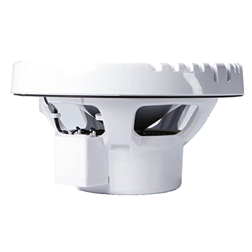 Image of HERTZ HMX-65-LD-TW 6.5 in. 4Ω Marine Coax Set - RGB LED Lights & All White Grilles