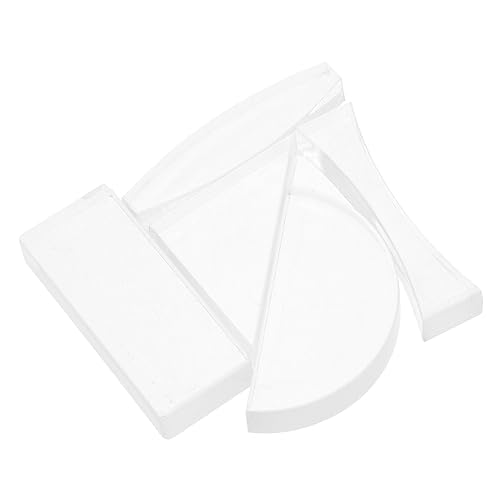 FUNOMOCYA Physics Lab Teaching 5 Piece Optical Lens Kit: Concave Convex Educational Use