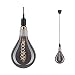 Produktbild Paulmann 50381 Pendelleuchte Neordic Ketil max. 20 Watt Pendellampe Schwarz Deckenlampe Silikon, Kunststoff Hängeleuchte E27