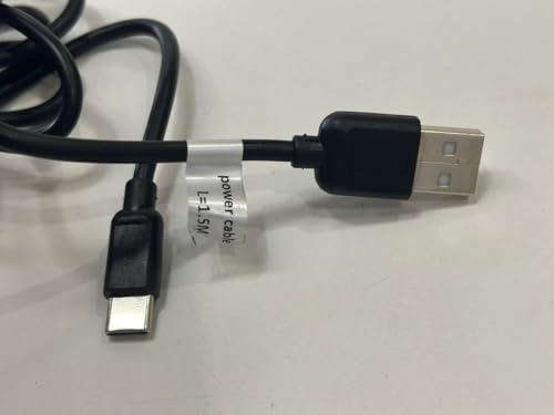 YOUTINGHDAV Cavo USB-C to USB-A di Alimentazione e Ricarica, 1,5 m, Supporta Tensione 5-12 V e Corrente 1-2 A