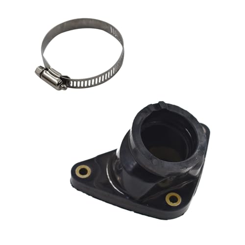 CJJNXYZMD Carburetor Intake Boot W/Clamp Replacement for 400 TRX400EX 1999-2008