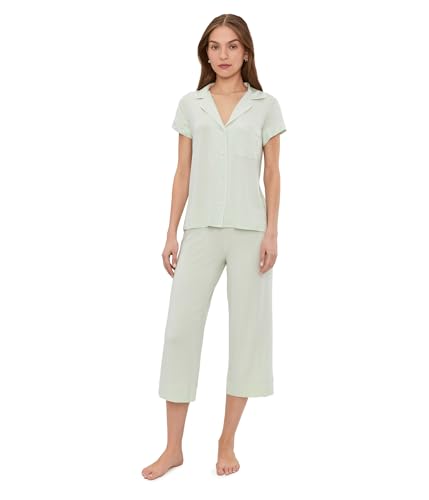 Image of Eberjey Gisele Short Sleeve and Cropped Pant PJ Set