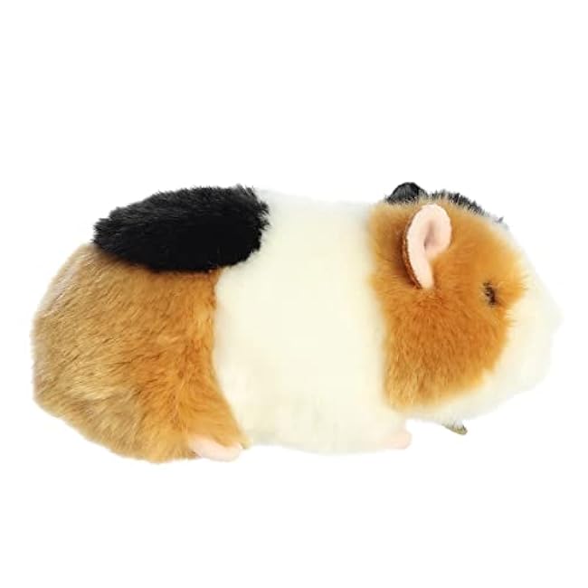 Aurora? Realistic Miyoni? American Guinea Pig Stuffed Animal - Lifelike Detail - Cherished Companionship - Multicolor 7.5 Inches