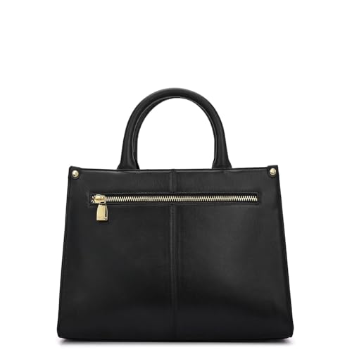 Image of Da Milano Leather Satchel Bag for Women (01742OL)